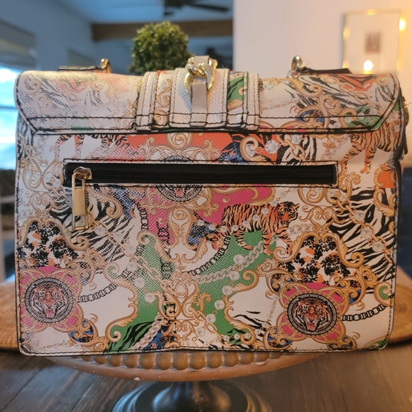 Versace Multicolor Baroque Print Women's Bag - Picture 4 of 7